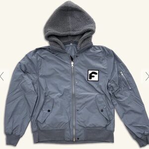 Forgiato Reversible Black Zip-Up Jacket Coat